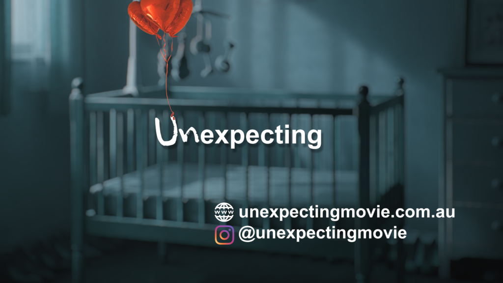 An empty nursery with a title 'Unexpecting'